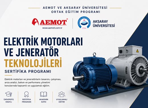 Elektrik Motorları ve Jeneratör Teknolojileri Sertifika Programı